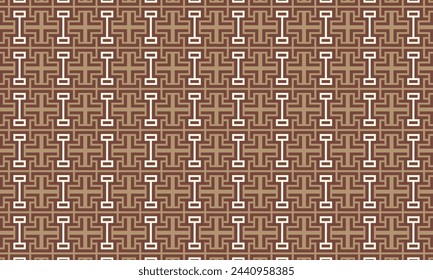 Infuse your designs with earthy elegance using this captivating brown geometric pattern.