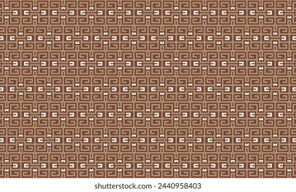 Infuse your designs with earthy elegance using this captivating brown geometric pattern.