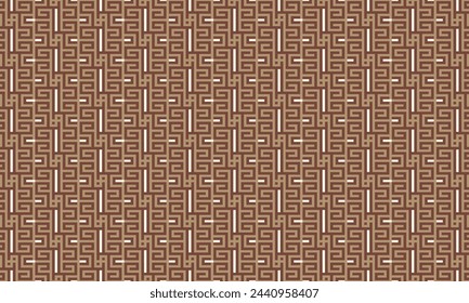 Infuse your designs with earthy elegance using this captivating brown geometric pattern.