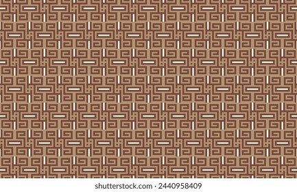Infuse your designs with earthy elegance using this captivating brown geometric pattern.