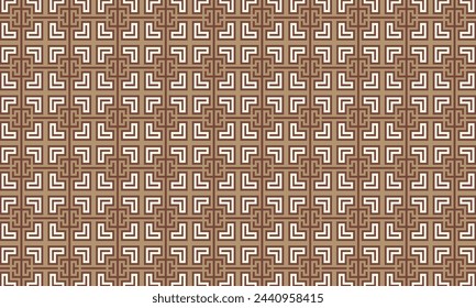 Infuse your designs with earthy elegance using this captivating brown geometric pattern.