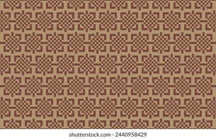 Infuse your designs with earthy elegance using this captivating brown geometric pattern.