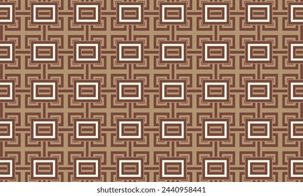 Infuse your designs with earthy elegance using this captivating brown geometric pattern.
