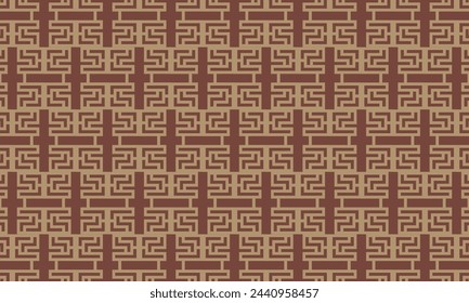 Infuse your designs with earthy elegance using this captivating brown geometric pattern.