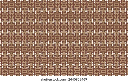 Infuse your designs with earthy elegance using this captivating brown geometric pattern.
