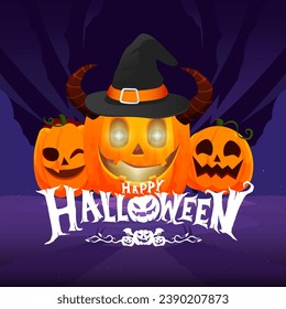 Infuse your projects with the essence of Halloween using this lively vector design. Embrace the spookiness and creativity! 