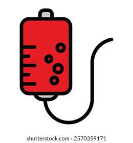 Infusion Bag Icon Element For Design