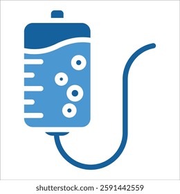 Infusion Bag Icon Element For Design