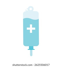 Icono de infusión en estilo plano. icono de bolsa de infusión aislado. Ilustración vectorial