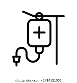 Infusion icon illustration vector design template