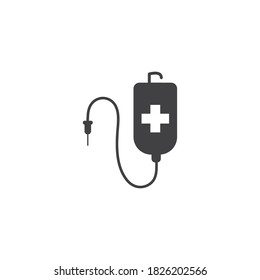 Infusion icon illustration vector flat design