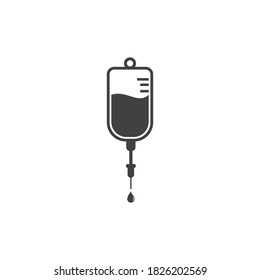 Icono de infusión de ilustración de diseño plano vectorial