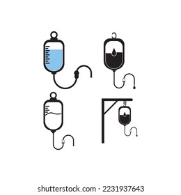 Infusionssymbol-Vektordesign-Vorlage