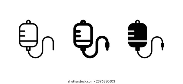 Infusion icon set vector illustration for web, ui, and mobile apps
