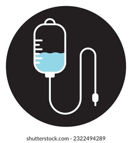 infusion medicine icon vector template illustration logo design