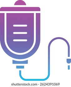 Icono de Vector de infusión. Se puede utilizar para aplicaciones de impresión, móviles y de Web.