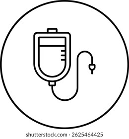 Infusion vector icon. Can be used for printing, mobile and web applications.