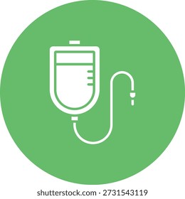 Icono de Vector de infusión. Se puede utilizar para aplicaciones de impresión, móviles y de Web.