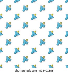 Infusorium pattern in cartoon style. Seamless pattern vector illustration