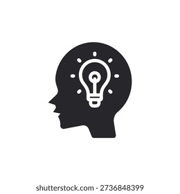 ingenious icons outline and Flat Style,transparent background