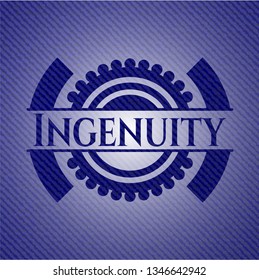 Ingenuity denim background