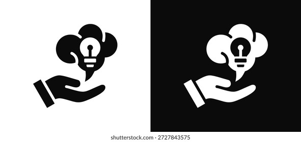 Conjunto de iconos de ingenio blanco y negro