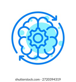 Icono de ingenio en forma de Ilustración vectorial