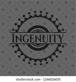 Ingenuity realistic dark emblem