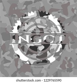 Ingot on grey camo pattern