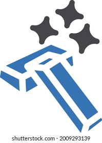 Farbsymbol von Inkot-Vektorglyps