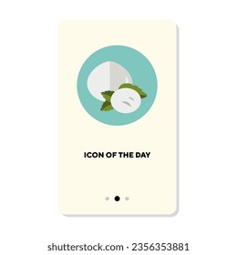 Ingredient for cooking icon. Fresh, gastronomy, meal isolated vector sign. Culinary and cooking concept. Vector illustration symbol elements for web design and apps