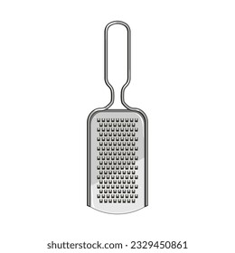 ingredient grater cooking cartoon. object fresh, kitchenware gourmet, delicious piece ingredient grater cooking sign. isolated symbol vector illustration