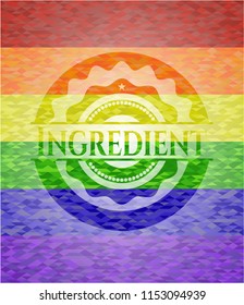 Ingredient lgbt colors emblem 