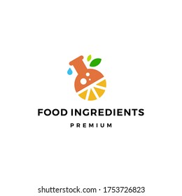 ingredients logo vector icon illustration	