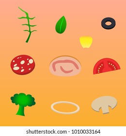 Ingredients for pizza