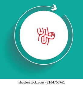 Inguinal Hernia Repair Icon Vector Design