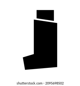inhalator icon or logo isolated sign symbol vector illustration - high quality black style vector icons
