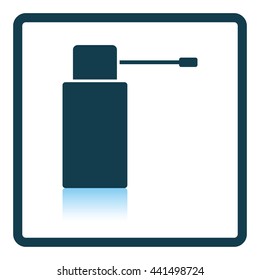 Inhalator icon. Shadow reflection design. Vector illustration.