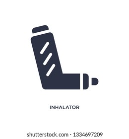 inhalator icon. Simple element illustration from medical concept. inhalator editable symbol design on white background. Can be use for web and mobile.