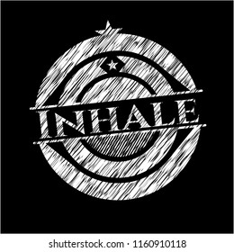 Inhale chalk emblem