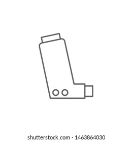 Inhaler, asthma icon. Element of medicine icon. Thin line icon