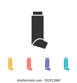 Inhaler For Asthma Icon. Vector Illustration