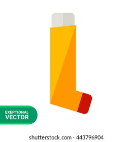 Inhaler flat icon