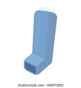 Inhaler icon cartoon.