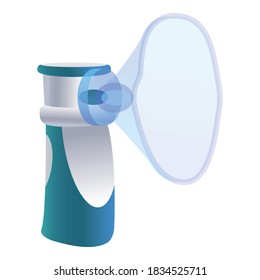 Inhaler icon. Cartoon of inhaler vector icon for web design isolated on white background