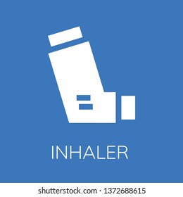  Inhaler icon. Editable  Inhaler icon for web or mobile.