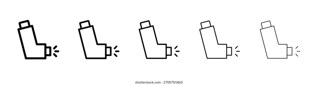 Inhaler icon Vector Art Illustration