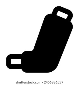 Inhalator-Symbol für Web, App, Infografik usw.