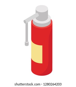 Inhaler, Isometric Vector Icon