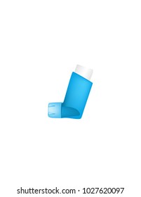 Inhaler on white background